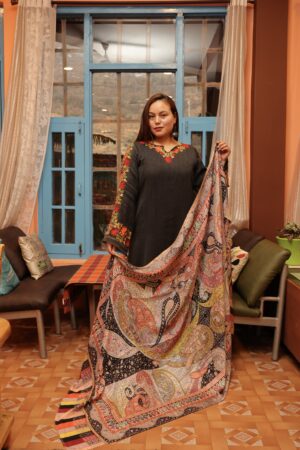 Silk Kalamkari Designer Shawl (Copy)